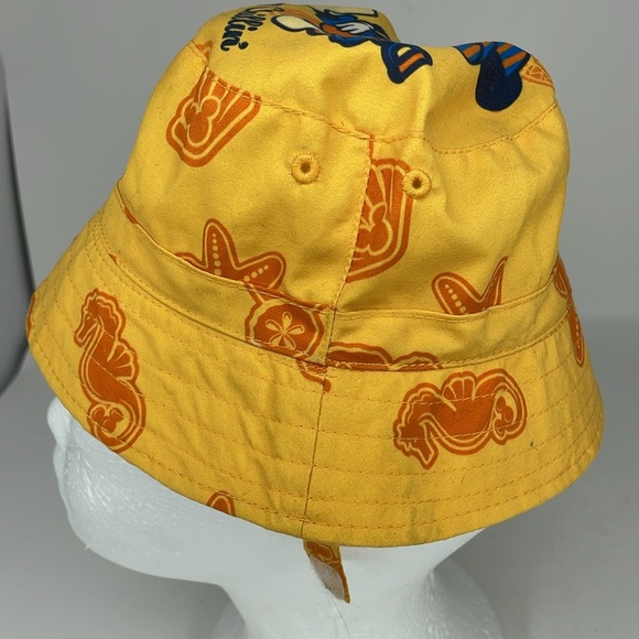 New Disney Parks Beach Sun Hat Infant Size ~ Mickey Mouse Yellow ~ Just Chillin' - Picture 12 of 15
